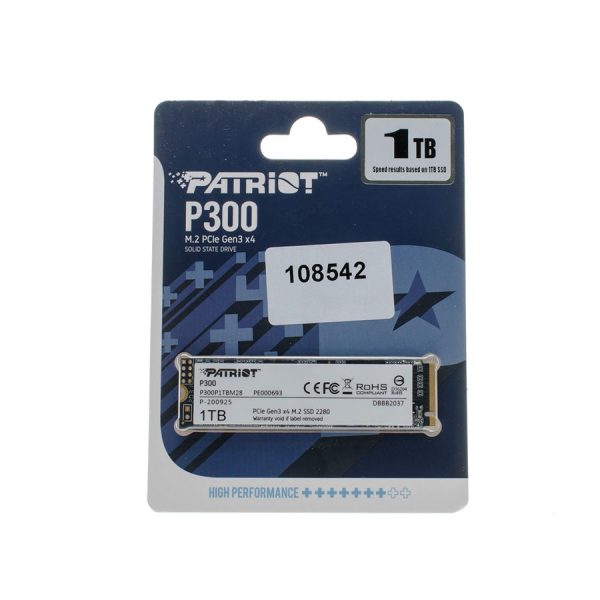 Жорсткий диск M.2 2280 SSD 1Tb Patriot P300 Series, P300P1TBM28
