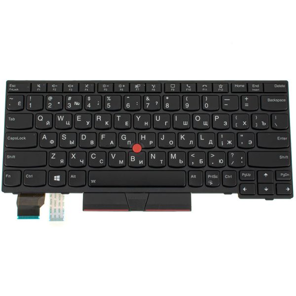 Клавіатура для ноутбука LENOVO (ThinkPad: T14 ) rus, black, підсвічування клавіш