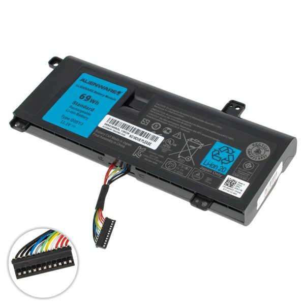 Оригінальна батарея для ноутбука DELL G05YJ (Alienware 14 M14x R3 R4) 11.1V 6400mAh 69Wh Black