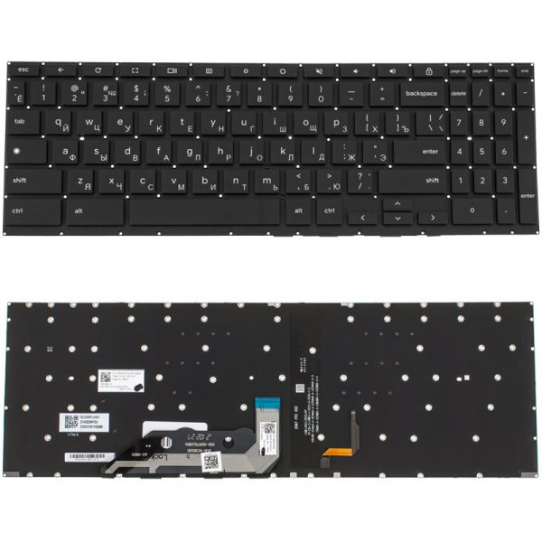 Клавіатура для ноутбука ASUS (CX5500 series) rus, black, без кадру