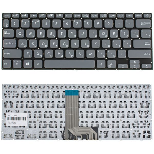 Клавиатура для ноутбука ASUS (X409 series) rus, gray, без фрейма