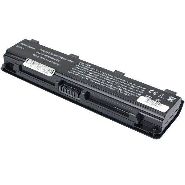 Батарея для ноутбука Toshiba PA5108U-1BRS (Satellite C50, C50T, C50D, C55, C55D, C55DT, C75, C75D series) 10.8V 5200mAh Black