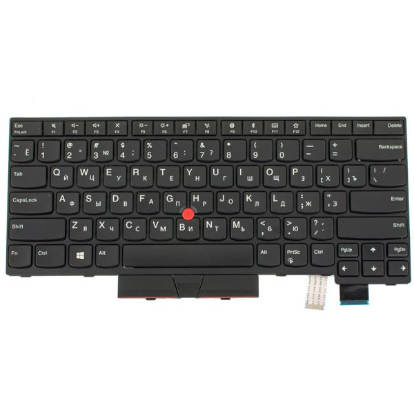 Клавіатура для ноутбука LENOVO (ThinkPad: T480) rus, black (оригінал)