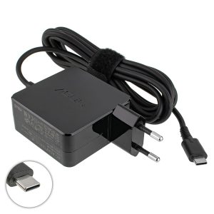 Оригінальний блок питания для ноутбука ASUS TYPE-C 45W, квадратный, black