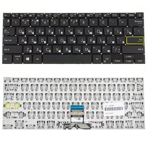 Клавіатура для ноутбука ASUS (X321 series) rus, black, без кадру