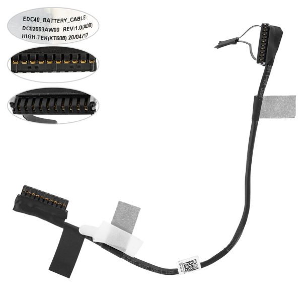 Шлейф для підключення акумулятора DELL (Latitude 7400 E7400), (0VVFNX DC2003AW00)