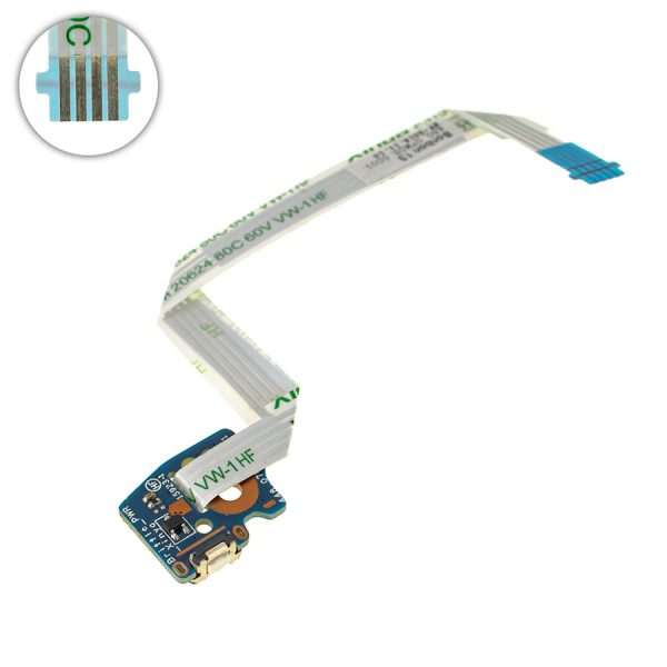 Плата з кнопкою включення для ноутбуку HP (13-u 13T-U M1-U M3-U), (450.07M05.0001)