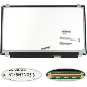 Матрица 15.6" B156HTN03.3 (1920*1080, 40pin, LED, SLIM(вертикальные ушки), матовая, разъем справа внизу) для ноутбука (renew)