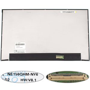 Матрица 15.6" NE156QHM-NY6 (2560*1440, 40pin(eDP, IPS, 165Hz, 300cd/m2, 16.7M), LED, SLIM(без доп панели), матовая, разъем справа внизу) для ноутбука