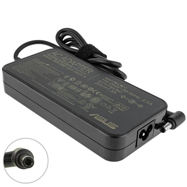 Оригинальный блок питания для ноутбука ASUS 20V, 7.5A, 150W, 6.0*3.7мм-PIN, black, OVALE