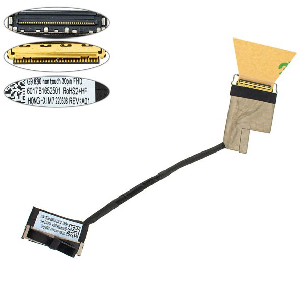 Шлейф матриці для ноутбука HP (830 G9) 30pin, LED (6017B1652501)