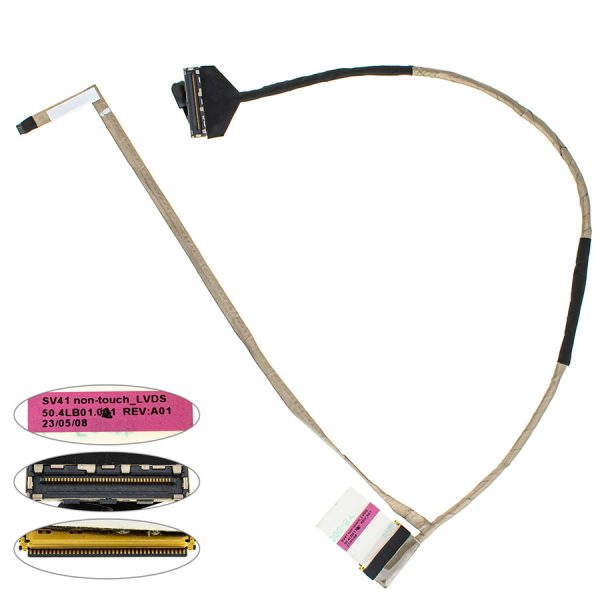 Шлейф для ноутбука Asus (K450J, K450V, A450JF) 40pin LED (50.4LB01.021)