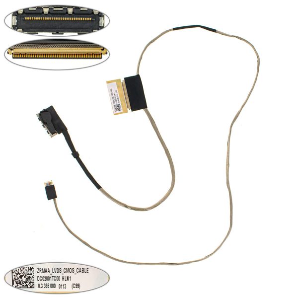 Шлейф матриці для ноутбука Toshiba (E55, E55T, E45,) LED (DC02001TC00)