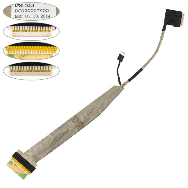 Шлейф матриці для ноутбука Toshiba (M100, M105) LED (DC020007K00)