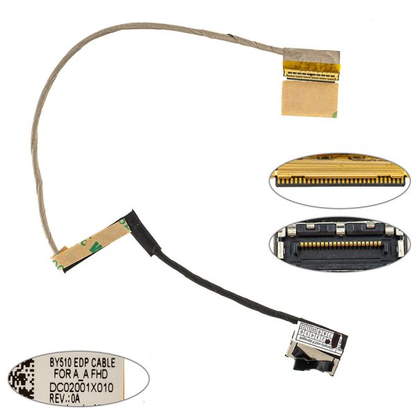 Шлейф матриці для ноутбука Lenovo (IdeaPad: Y700-15) 30pin 20pin LED (DC02001X010)1