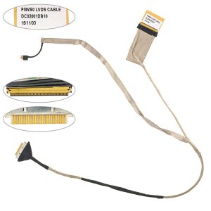 Б.У.Шлейф матриці для ноутбука ACER (AS: 5750, 5755, GW: NV55, NV57, PB: TS11, TS44), LED, роз'єм під камеру (DC020017K10)