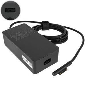 БЖ для планшета MICROSOFT 15V, 6.3A, 102W, 6pin, Black (Surface Pro 5, Pro 6, Pro 4, Pro3, Book)(без сетевого кабеля!)