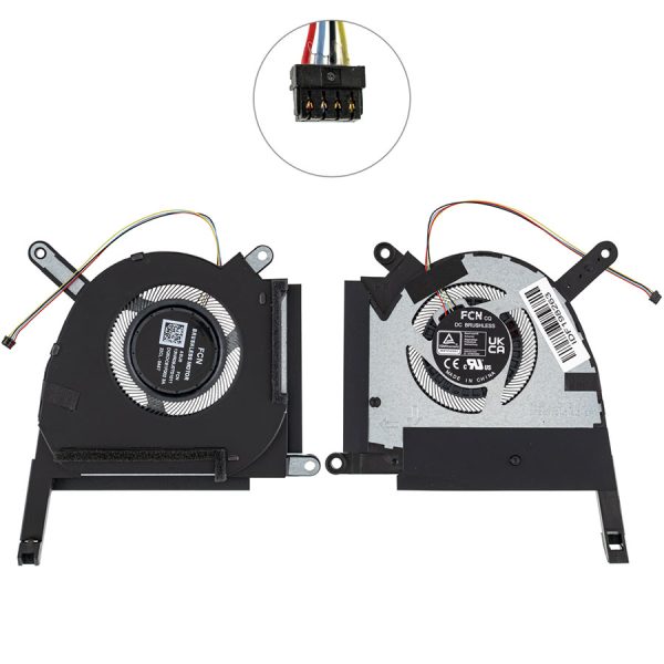 Оригінальний вентилятор для ноутбука ASUS TUF Gaming A15 FA507NV (GPU FAN), 12V, (13NR09J0T01011) (Кулер)