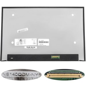 Матрица 14.0" NE140QDM-NY1 (2560*1600, 40pin(eDP, IPS, 165Hz, цветопередача: 100% sRGB), LED, SLIM (без доп панели), матовая, разъем справа внизу) для ноутбука