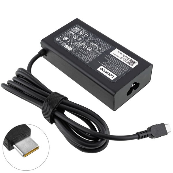 Оригінальний блок живлення для ноутбука LENOVO TYPE-C 100W, Black, RECTANGULAR