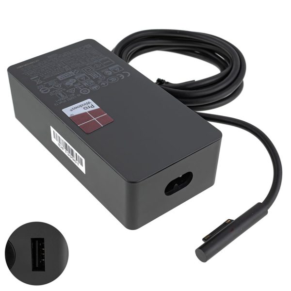 Оригінальний блок питания для планшета MICROSOFT 15V, 6.3A, 102W, 6pin, Black (без кабеля!) (Surface Pro 5, Pro 6, Pro 4, Pro3, Book)