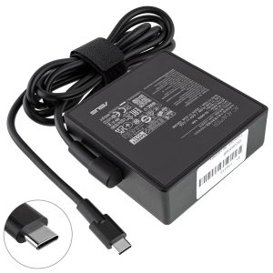 Оригинальный блок питания для ноутбука ASUS TYPE-C 130W, квадратный, черный (нужен кабель!)