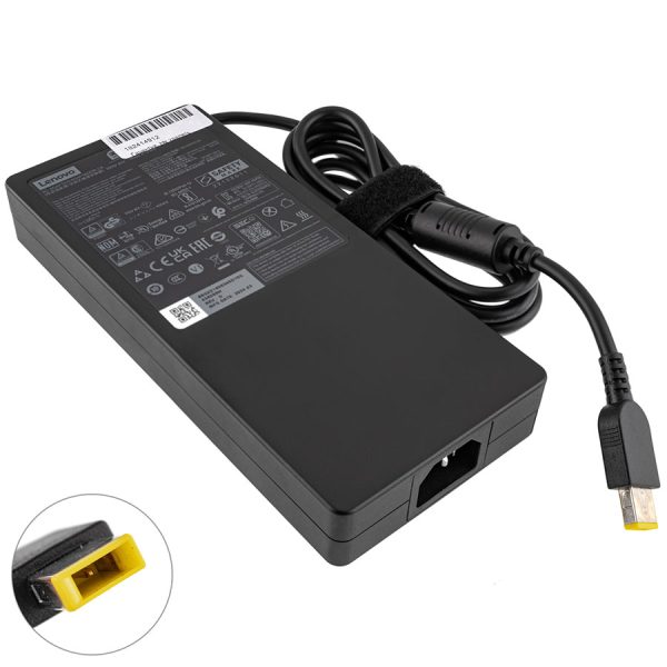 Оригінальний Блок живлення для ноутбука LENOVO 20V, 16.5A, 330W, USB+pin (Square 5 Pin DC Plug), black (5A11K06360)