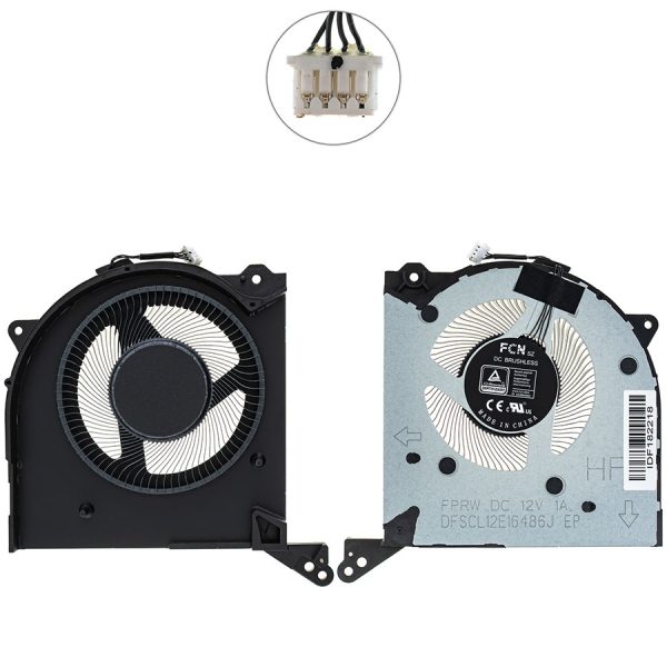 Оригінальний вентилятор для ноутбука (Legion 7 16IAX7), GPU FAN, 12V (кулер)