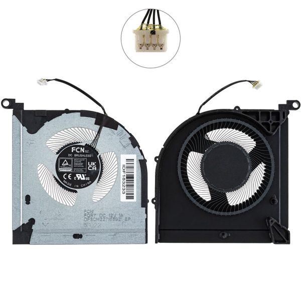 Оригінальний вентилятор для ноутбука (Legion Slim 5 16IRH8), 12V, CPU FAN (11 мм)