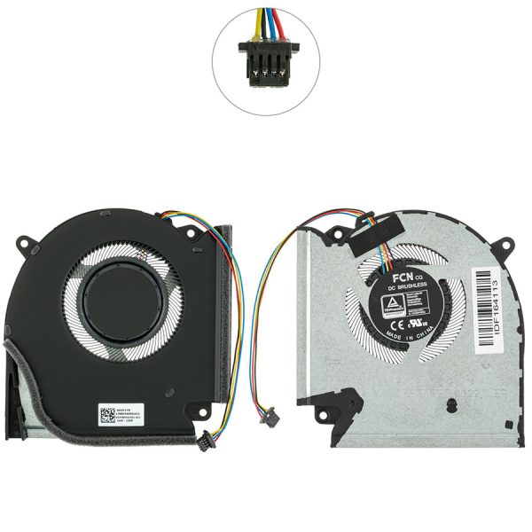 Оригінальний вентилятор для ноутбука ASUS (G513RM, G513RS, G713RS), 12V, (СPU FAN), (13NR09J0T01111) (Кулер)