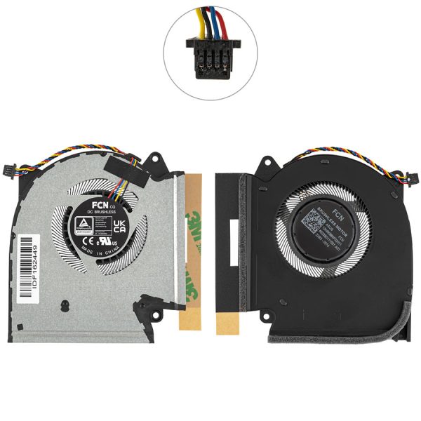 Оригінальний вентилятор для ноутбука ASUS (G513RM, G513RS, G713RS), 12V, (GPU FAN), (13NR0880P02011) (Кулер)