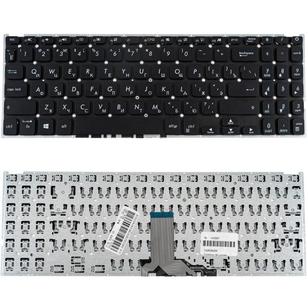УЦЕНКА ! Клавіатура для ноутбука ASUS (X509 series) rus, black, без фрейма