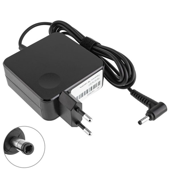 Блок живлення для ноутбука LENOVO 20V, 3.25A, 65W, 4.0*1.7mm, квадратный корпус, black