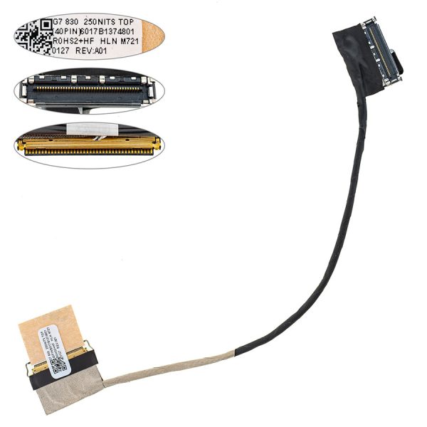 Шлейф матриці для ноутбука HP (837 G7, 835 G7, 830 G7,  M44215-001) 40 0.5 250NITS (6017b1374801)