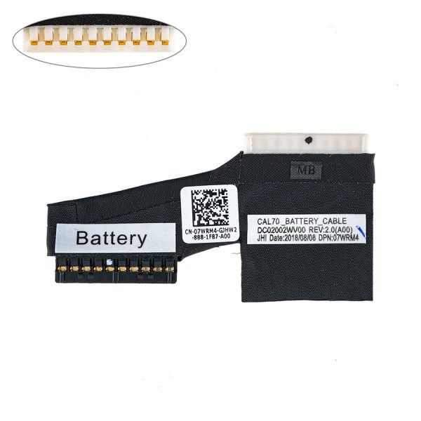 Шлейф для подключения аккумулятора DELL (lnspiron 17 5770,5775) DC02002wv00