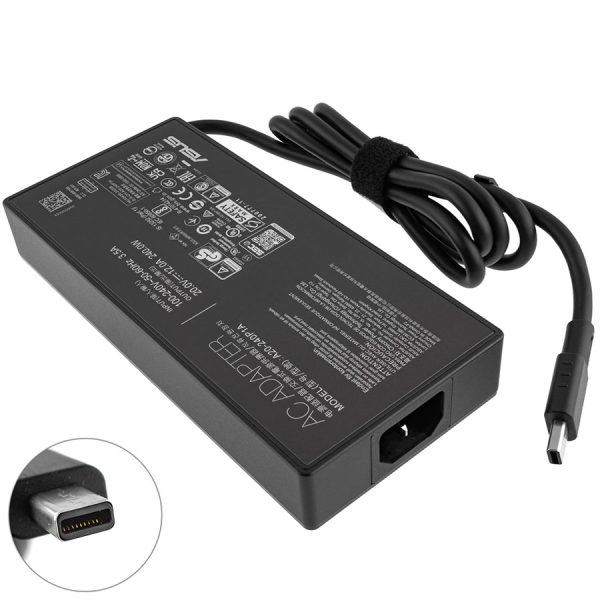 Оригінальний блок живлення для ноутбука ASUS 20V, 12A, 240W, Rectangle Conn, black, RECTANGULAR