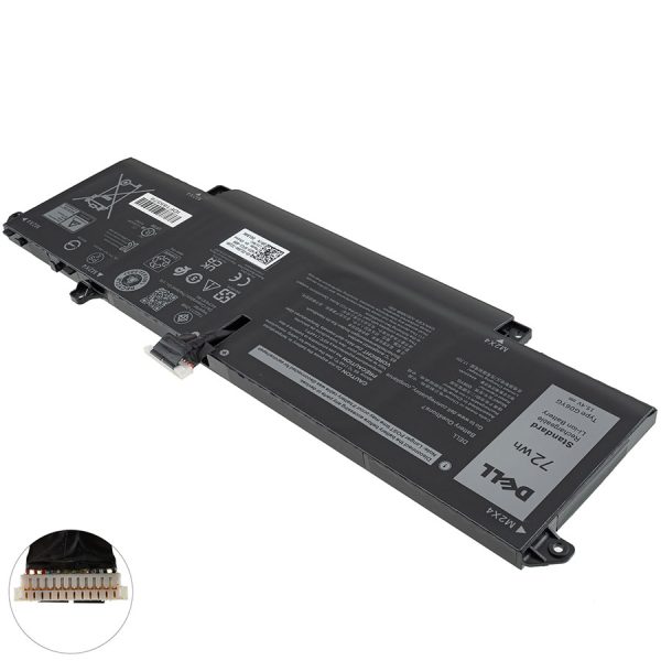 Оригінальна батарея для ноутбука DELL 3N81G (Precision 5490) 15.4V, 72Wh, Black