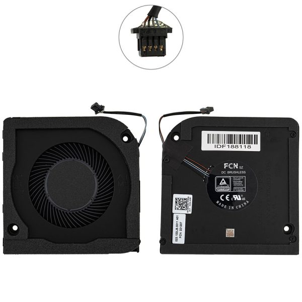 Оригинальный вентилятор для ноутбука Dell (Latitude 5520, Precision 3560) CPU Fan