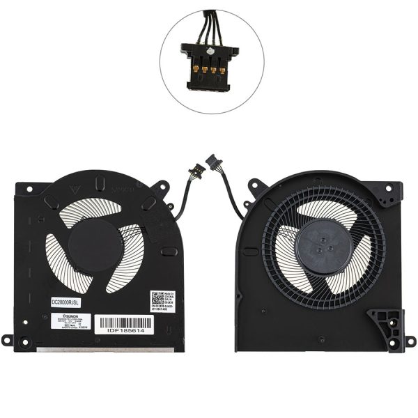 Оригинальный вентилятор для ноутбука Dell (Alienware M15 R3, Alienware M15 R4) CPU Fan, 12V