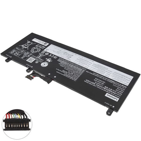 Оригінальна батарея для ноутбуку Lenovo L21M4P76 (ThinkPad X13s) 7.74 6400mAh Black
