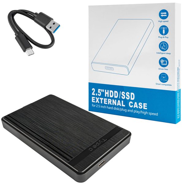 Кишеня зовнішня 2.5" SATA SSD/HDD - USB 3.0 Type-C Shuole U25Q831
