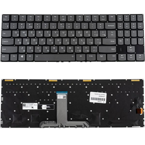 Клавіатура для ноутбука LENOVO (Legion Y740-17IRH), рос, чорна, без фрейма, підсвітка клавіш (RGB 4)