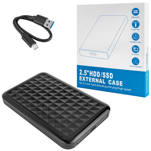 Кишеня зовнішня 2.5" SATA SSD/HDD - USB 3.0 Type-C Shuole U25Q1031