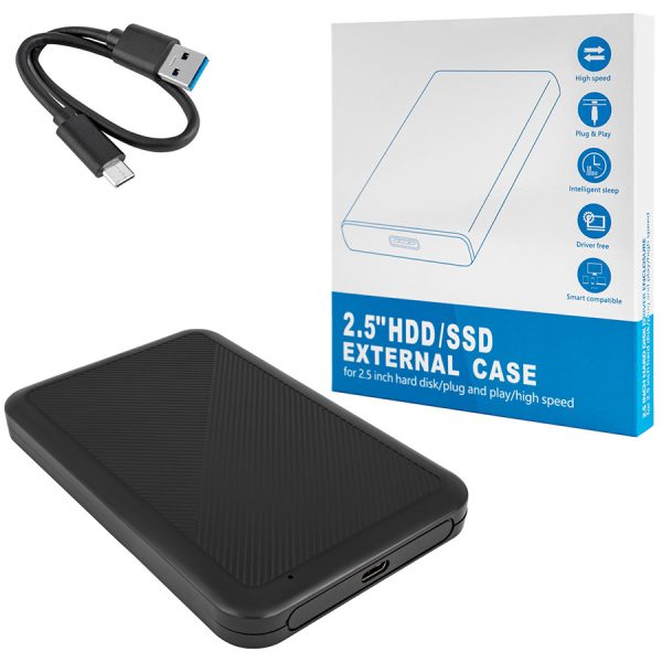 Кишеня зовнішня 2.5" SATA SSD/HDD - USB 3.0 Type-C Shuole U25Q1531