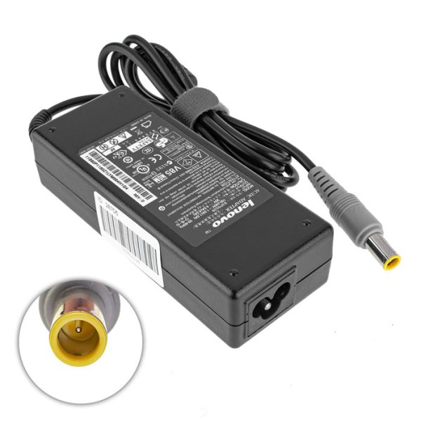 Блок живлення для ноутбука LENOVO 20V, 4.5A, 90W, 7.9*5.5мм, 3 hole, with pin inside, black (без кабеля)