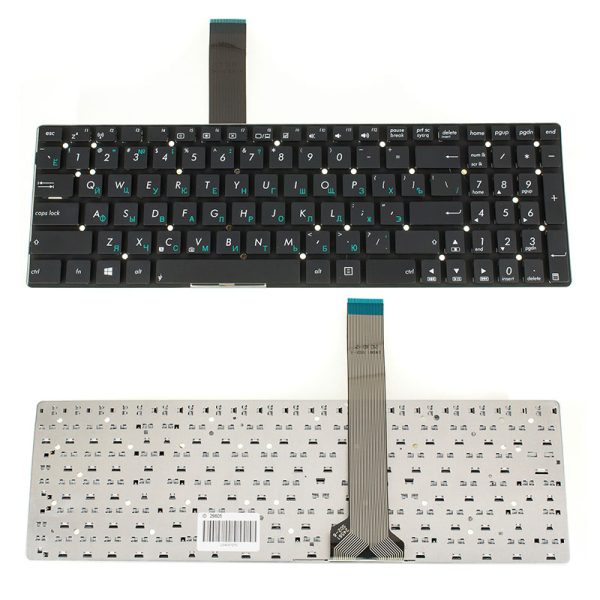 Клавіатура для ноутбука ASUS (K55, K75A, K75VD, K75VJ, K75VM, U57) rus, black, без фрейма