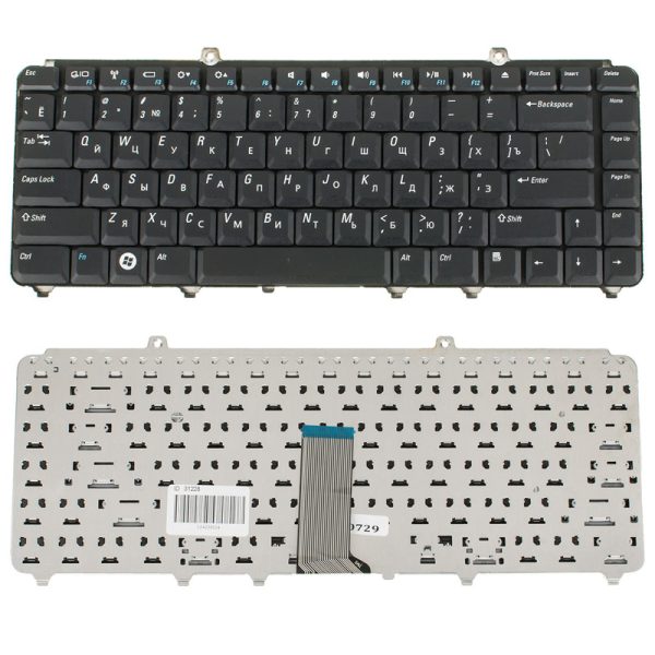 Клавіатура для ноутбука DELL (Inspiron: 1420, 1521, 1545, Vostro: 1400, 1500, XPS: M1330, M1420, M1530 ) rus, black