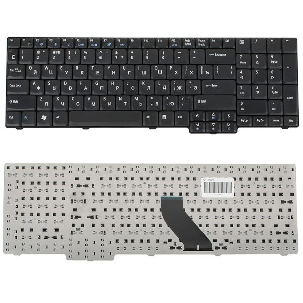 Клавіатура для ноутбука ACER (AS: 6530, 6930, 7000, 9300, TM: 5100, 7320, EX: 5235, 7220, eMachines E528), rus, black