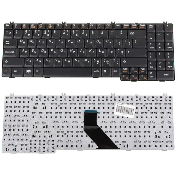Клавіатура для ноутбука LENOVO (G550, G555, B550, B560, V560) rus, black