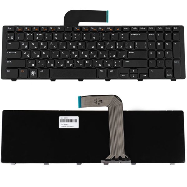Клавіатура для ноутбука DELL (Inspiron: 5720, 7720, N7110, Vostro: 3750, XPS: L702X) rus, black